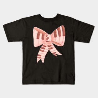 Piano key ribbon Kids T-Shirt